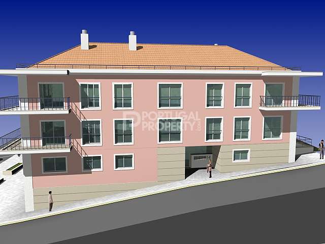 Terreno com projecto aprovado para construção de um prédio com apartamentos com bons acabamentos