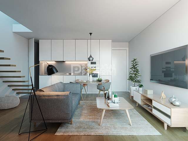 Top-Apartment mit drei Schlafzimmern im Kunstviertel von Porto