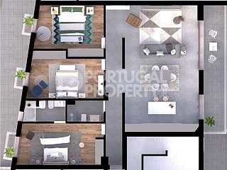 5 Chambre Appartement à  Sao Bras,  Eastern Algarve