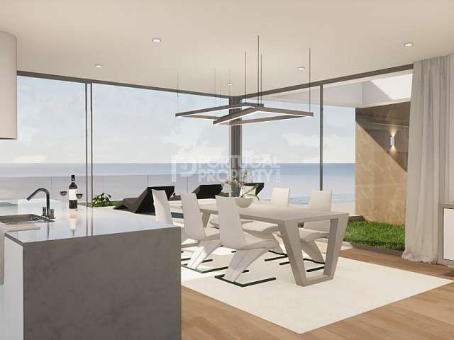 Вилла V3+1 одноэтажная, в минималистском стиле, в Празерес, Кальета, остров Мадейра