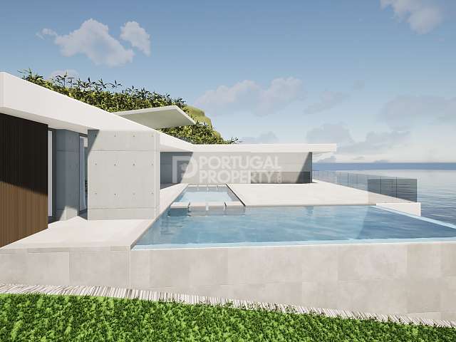 Superbe villa contemporaine V4 sur le front de mer à Vila Da Calheta