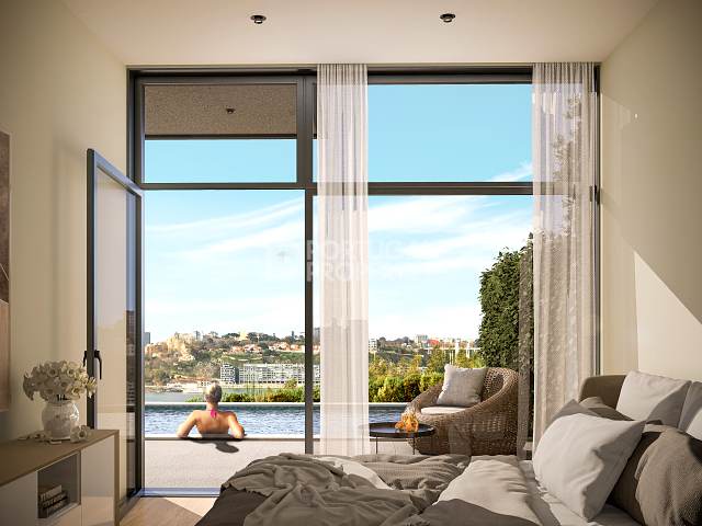 Gelassenheit mit Blick auf den Douro: Moderne Residenz in der Nähe von Porto mit atemberaubender Aussicht