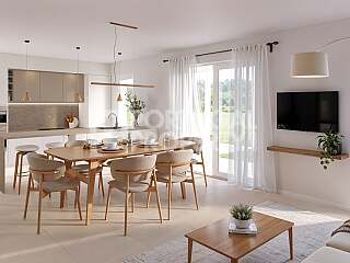 Semi-detached T2+1 villa with private pool in Popular Golf Resort