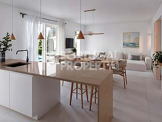 Semi-detached T2+1 villa with private pool in Popular Golf Resort