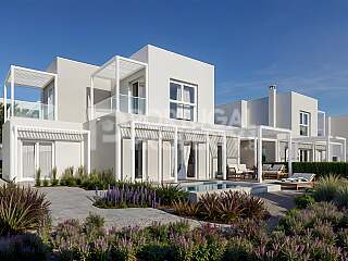 Semi-detached T2+1 villa with private pool in Popular Golf Resort