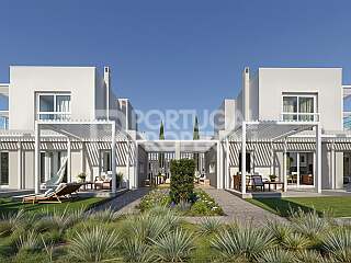 Semi-detached T2+1 villa with private pool in Popular Golf Resort