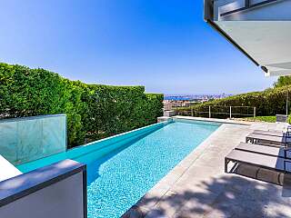 Villa Familiale Tranquille avec Vue sur l'Océan & Piscine Privée