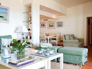 Vale do Lobo带泳池海景出租住宅