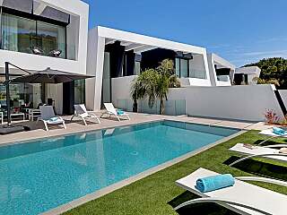 阿尔加维城市联排别墅,毗邻维拉莫拉的泳池