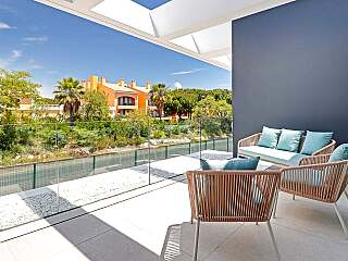 阿尔加维城市联排别墅,毗邻维拉莫拉的泳池