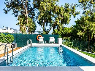 Contemporary beach house with private pool